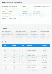 Wilshire Residences information