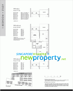 Kent Ridge Hill Residences Floor Plan 1Sbr