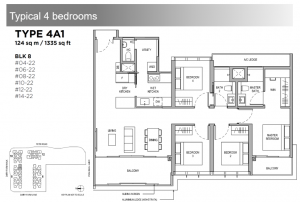 Dairy Farm Residences 4 Bdrm Floor Plan