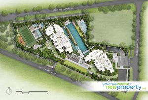 Kopar at Newton siteplan