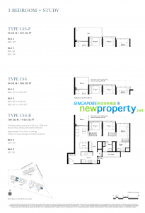 The Garden Residences 3+1 bdrm-Floor-Plan