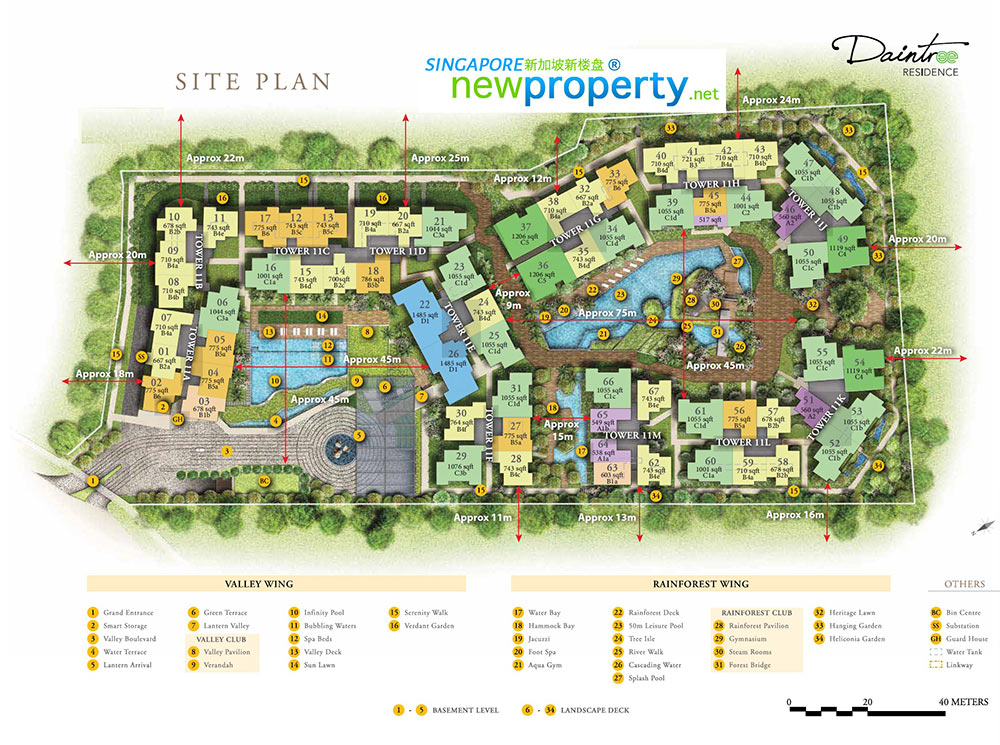 Daintree Residence Site Plan