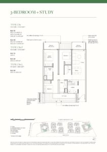 The Reef at Kings Dock - 3 Bdrm+Study - CS1-L