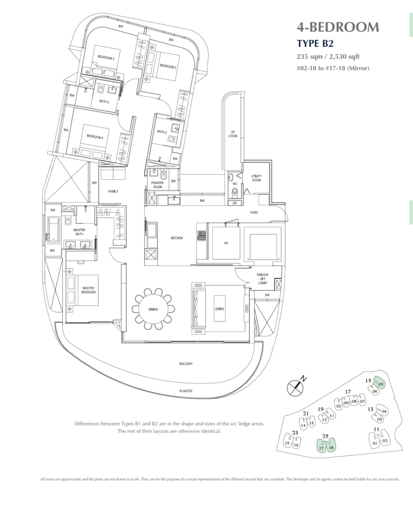 Cape Royale Floor Plan - 4Bdrm -B2