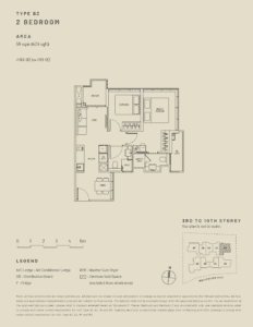 Hill House Floor Plan 2Bdrm-B2