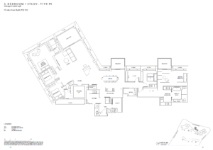 The Reserve Residences Floor Plan - 5 Bdrm+Study