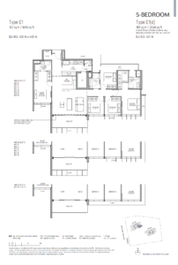 The Myst Floor Plan - 5 Bedroom - Type - E1(d)