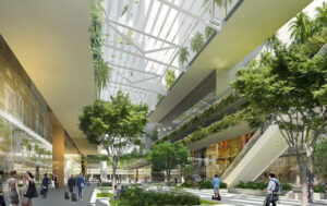 Jurong Gateway - Jurong Lake District Seamless Streetscape . Source URA