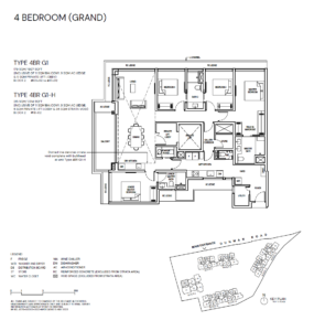 Grand Dunman Floor Plan - 4 Bedroom - Type - 4BR G1