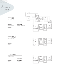 The Arden Floor Plan - 3 Bedroom Classic - C1a(p)