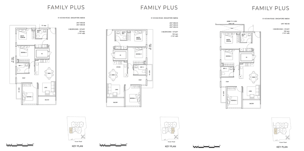 3 Bedroom + S - Family Plus