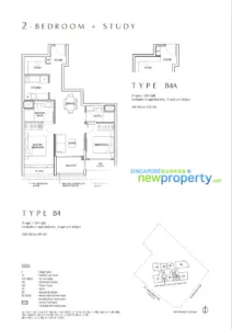 2-Bdrm-+-Study - Type B4A