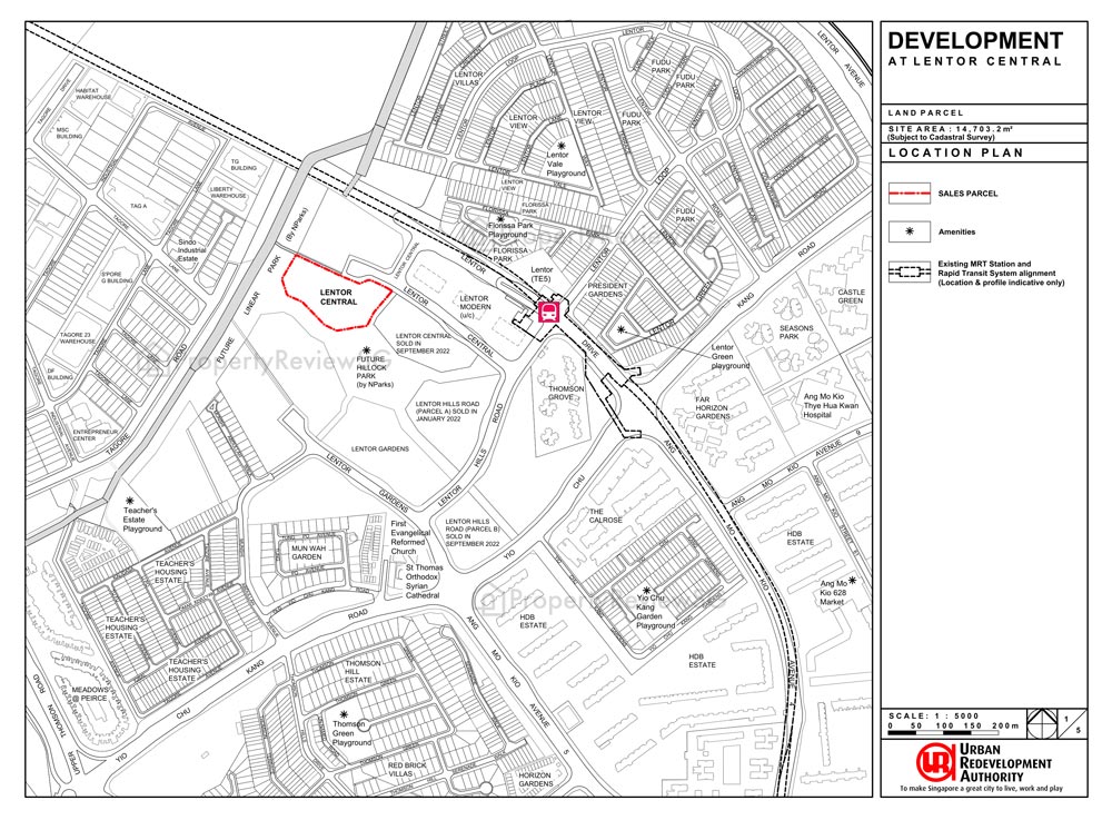 Lentor Central Plot 3 Map