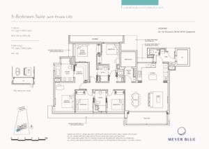 Meyer Blue Floor Plan - 5Bdrm - Lift - E1