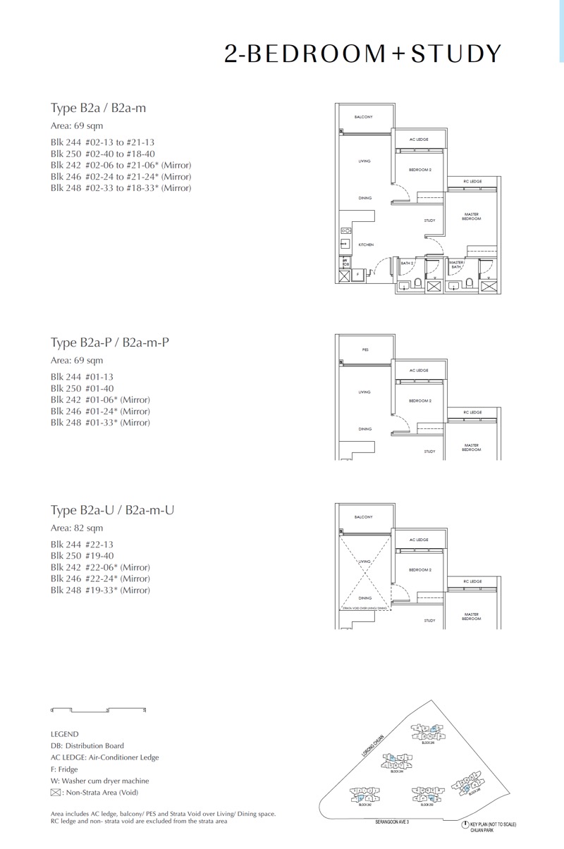 2 Bdrm+S - B2a-m-P