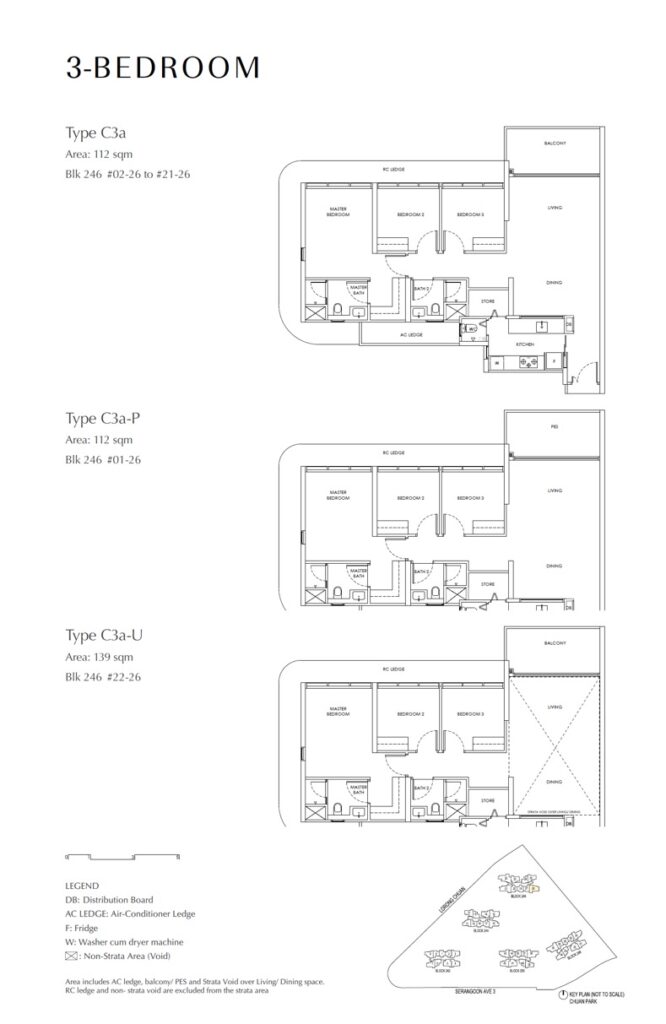 3 Bdrm - C3a-U