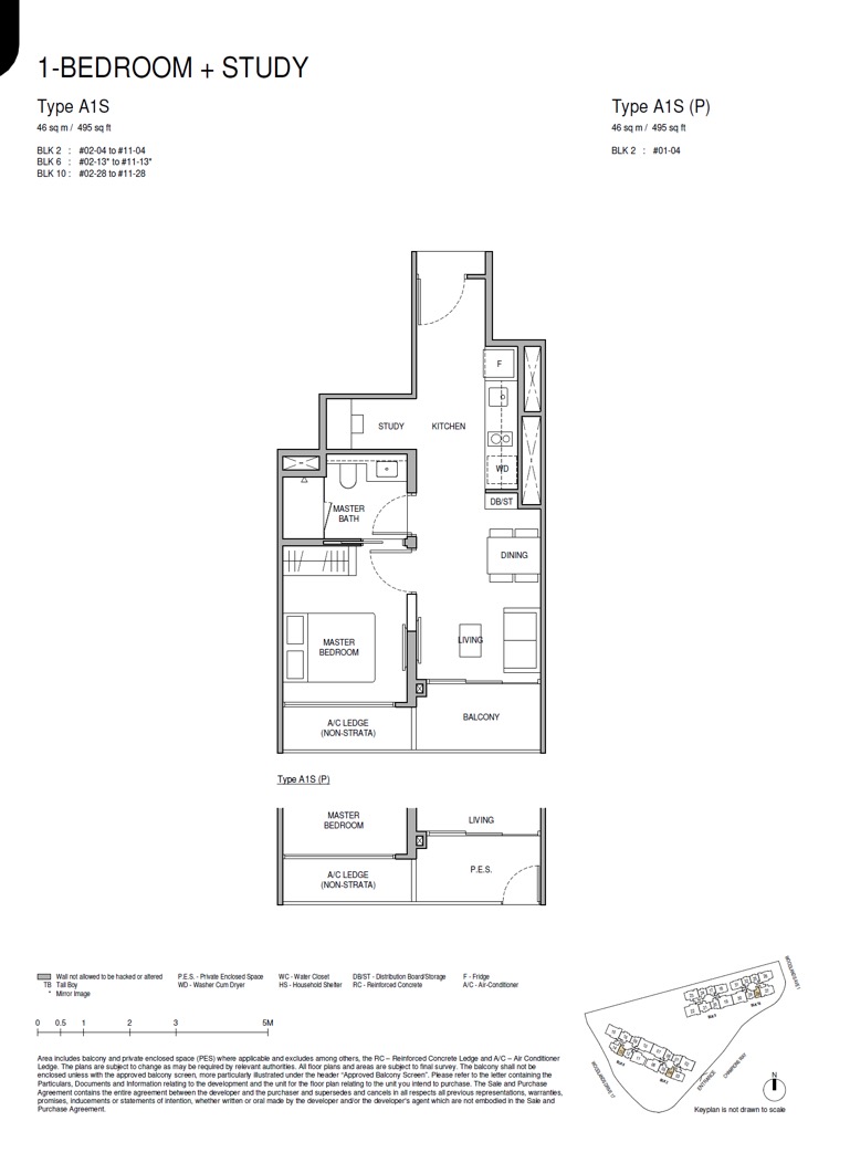 Norwood Grand Floor Plan 1+Study - A1S(P)